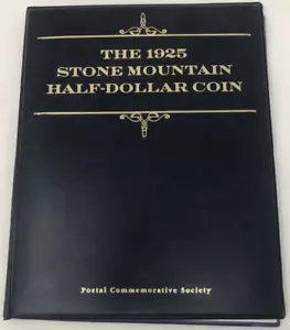 1925 Stone Mountain Half Dollar Coin & Stamps #151 - Picture 1 of 7