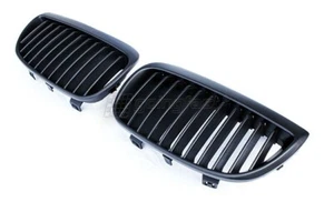 Griglia Anteriore Maschera Calandra Nero Opaco Per BMW Serie 1 E81 E87 2004- - Imagen 1 de 2