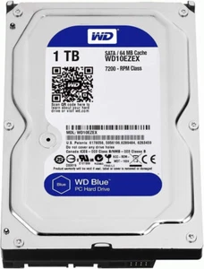 Disco duro HD HDD WD 1TB 3,5" SATA 7200 RPM WD10EZEX 1 unidad - Imagen 1 de 1