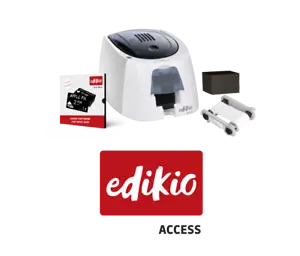 Evolis Edikio Access Plastic Card Retail Price Tag Printer Bundle, Inc Software - Picture 1 of 3