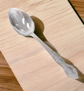 Cuchara para servir ranurada Pamela Orleans acero inoxidable Corea 8" vajilla - Imagen 1 de 8
