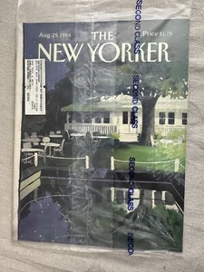 New Yorker Magazine - August 29, 1988 - Getz / Raymond Carver - Sealed / New - Picture 1 of 2