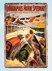 Auto Racing Plakat Indianapolis Motor Speedway 1909 blaszany znak sztuka ścienna