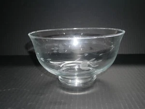 Princess House Heritage Crystal Revere Serving Bowl Footed salad fruit etc ap 8" - Picture 1 of 3