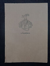 Stammfolge des Geschlechts von Lowtzow 1960 Genealogie Familienkunde Familie