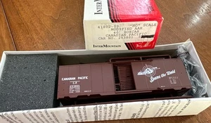 Intermountain HO Kit #41802-09 40’ Mod AAR Box Car Canadian Pacific #253801 NY - Picture 1 of 5