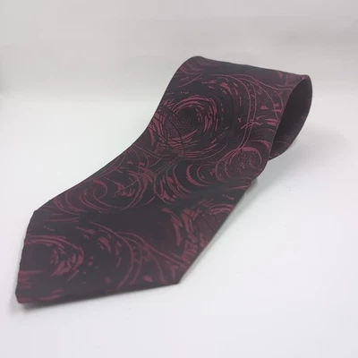 Corbata de Colección Wemlon Wembley Púrpura Rosa Abstracto Vapor Neón 54"x4" Excelente Estado Foto 1 de 4