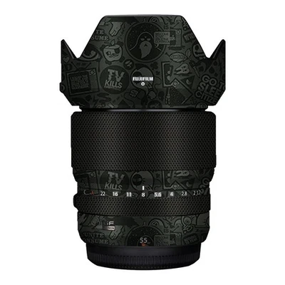 Para Fujifilm GF55mmF1.7 R WR Cámara Adhesivo Calcomanía Lente Calcomanía Recubrimiento Vinilo Envoltura Foto 1 de 4