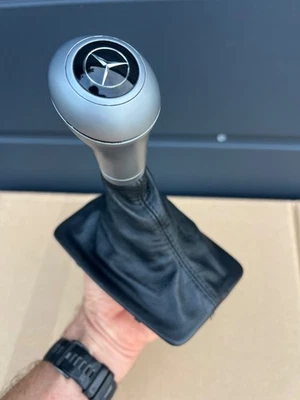 Mercedes W204 C250 C300 C350 palanca de cambios perilla arranque moldura negro OEM Foto 1 de 4