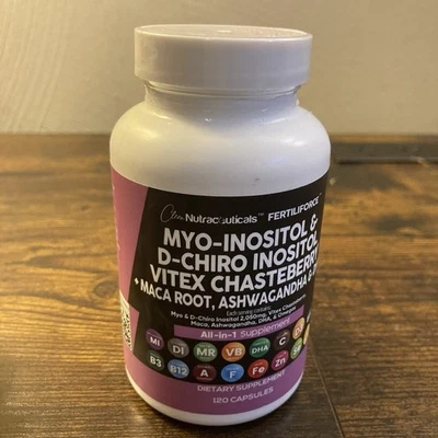 Clean Nutraceuticals Myo-Inositol & D-Chiro Inositol 2050 mg Fertilidad Foto 1 de 4