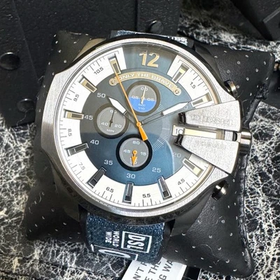 NUEVO Reloj Diesel Mega Chief Cronógrafo Denim - DZ4541 Foto 1 de 4