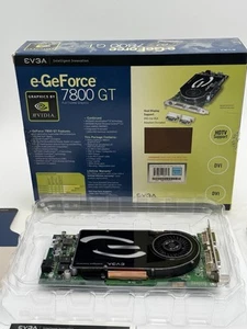 EVGA GeForce 7800 GT 256MB GDDR3 PCIe Graphics Card - High Performance! - Picture 1 of 7