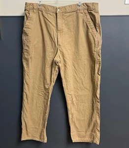 Carhartt Men's Relaxed Fit Twill Utility Work Pant 42 x 30 Khaki Pockets *Read - Picture 1 of 9