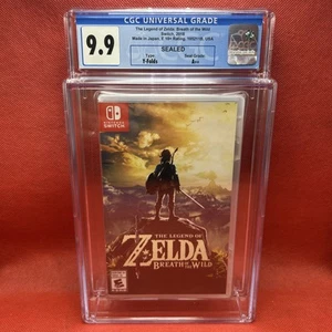 2018 Switch THE LEGEND of ZELDA BREATH THE WILD CGC Graded 9.9 Y-Fold Seal A++ - Bild 1 von 8