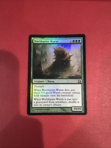 Worldspine Wurm Mtg FOIL Ritorno a Ravnica Lp Gioco di Luce - Foto 1 di 2