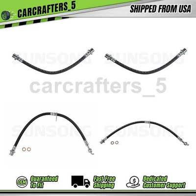 Manguera hidráulica freno delantero izquierdo trasero derecho para 96-00 Toyota RAV4 2,0 L Foto 1 de 4