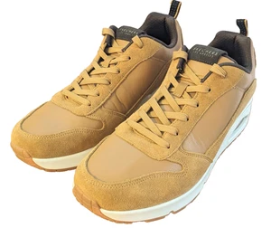 Zapatillas deportivas Skechers para hombre 12 UNO Stacre plantillas de espuma viscoelástica beige 52468 - Imagen 1 de 13