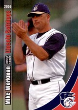 2006 Lincoln Saltdogs Grandstand #25 Mike Workman Funk Nebraska NE Baseball Card