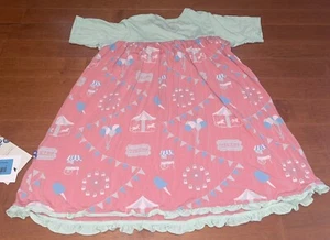 Kickee Hose Bambus Kleinkinder Mädchen Erdbeere Karneval Swing Kleid Gr. 4T Neu - Bild 1 von 4