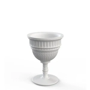 Qeeboo Capitol planter and champagne cooler in polyethylene - White - Picture 1 of 3