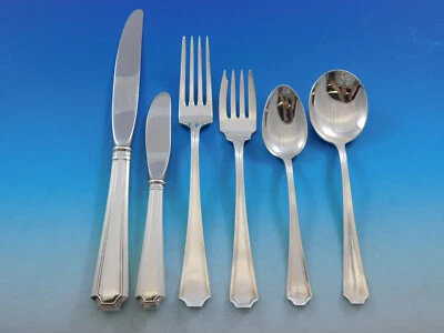 Fairfax by Gorham Sterling Silver Flatware Set 8 Service 53 Pieces Place Size - Image 1 of 4