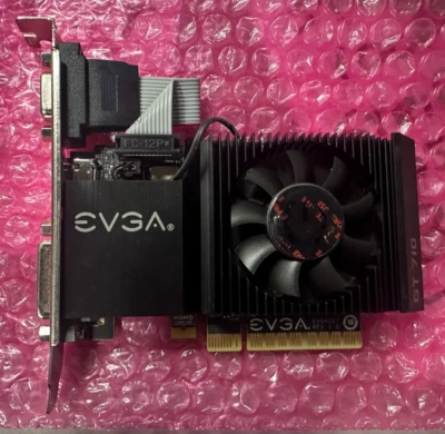 EVGA 01G-P3-2711-KR GeForce GT 710 1G GDRR3 Single Slot Low Profile Graphic Card - Image 1 of 2