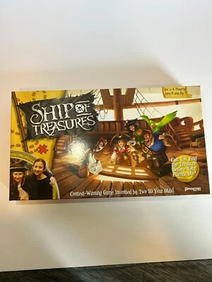 Ship of Treasures Pirate Board Game COMPLETE Pressman 2017 Inner Sealed New! Wow - Image 1 of 4