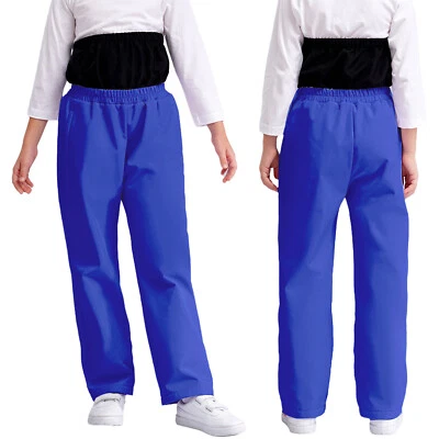 Kids Girls Sweatpants Snow Trousers Sports Pants Activewear Workout Winter Warm - Image 1 of 4