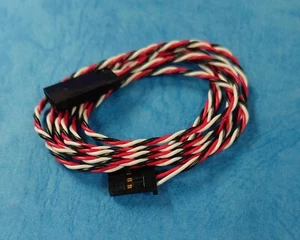100% Genuine (Futaba AL0727) Aileron Servo Extension Cord 1000mm - Picture 1 of 1