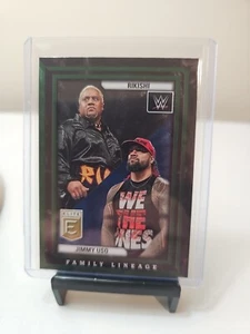 2023 Donruss Elite WWE #1 Rikishi / Jimmy Uso Family Lineage - Green Parallel - Bild 1 von 2