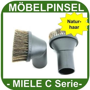 Cepillo para muebles giratorio de pelo natural para aspiradora Miele serie C boquilla para muebles - Imagen 1 de 2