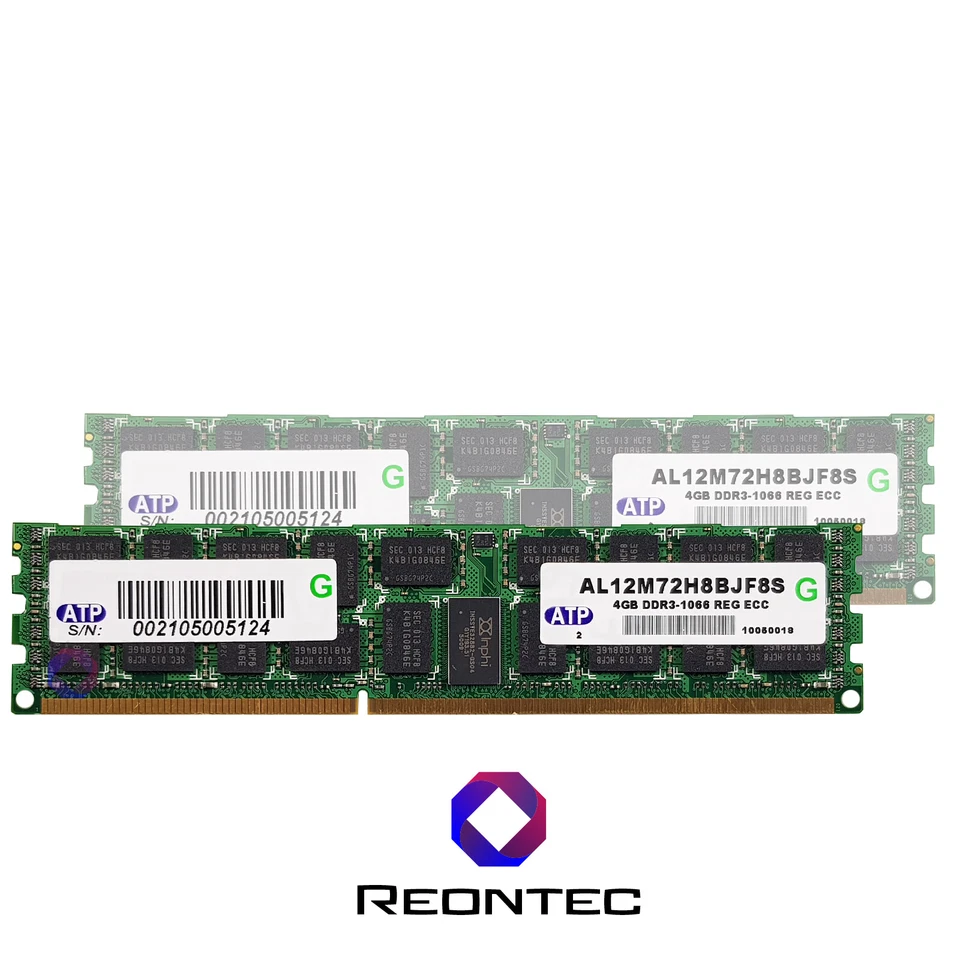 4GB SERVER RAM ATP PC3-8500R DDR3 AL12M72H8BJF8S - Immagine 1 di 1