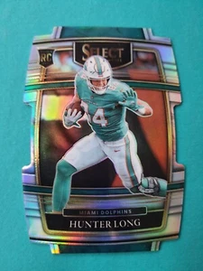 2021 Panini Select Silver Prizm Die Cut #93 Hunter Long Rookie RC Dolphins - Bild 1 von 2
