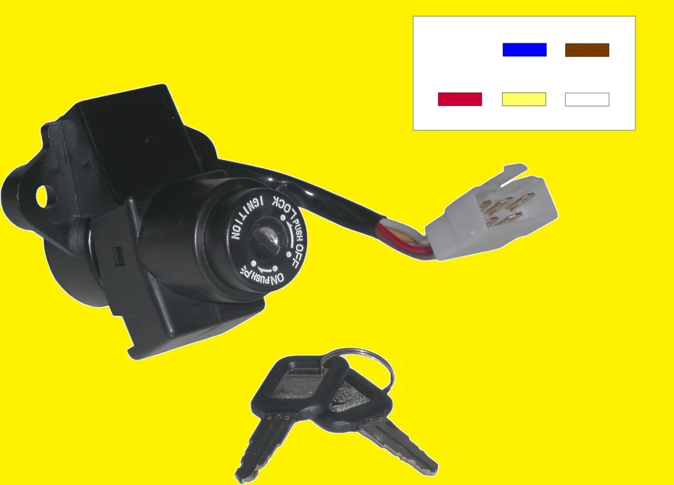 Interruptor de encendido sin resistencia para Kawasaki GPX 250 R 1987 (0250 CC) Foto 1 de 1