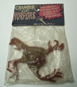1960S CHAMBER OF HORRORS "Ghost" OILY JIGGLER Rubber SEALED BAG w/ HEADER CARD
