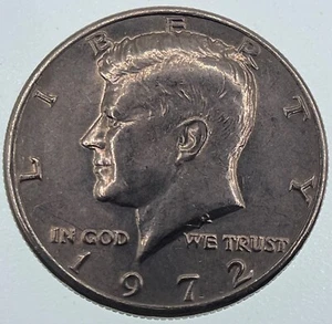 1972 Kennedy Half Dollar 50C - Circulated - Clad  (SKU 147) - Picture 1 of 4