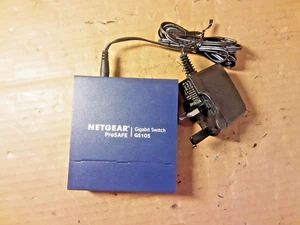 Netgear ProSafe GS105v5  5-Port Gigabit Switch + PSU - Picture 1 of 7