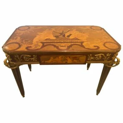 Table De Salon, Signed Francois Linke Centre Table Louis XV Style 101-4114 - Image 1 of 4
