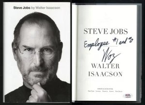 Steve Woz Wozniak SIGNED Jobs HC Apple Computer Founder PSA/DNA AUTOGRAPHED NEW - Picture 1 of 7