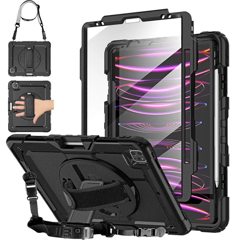 Case for iPad Pro 12.9 Inch 6th/5th/4th Generation Shockproof Heavy Duty Cover - Image 1 of 4