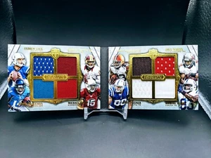 2012 Topps Supreme Eight Piece Relics Luck/RG3/Richardson/Allen/Martin #/20 - Picture 1 of 3
