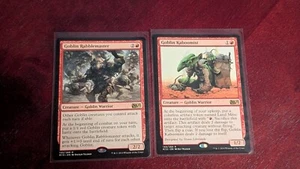 Goblin Kaboomist & Goblin Rabblemaster MTG - Picture 1 of 2