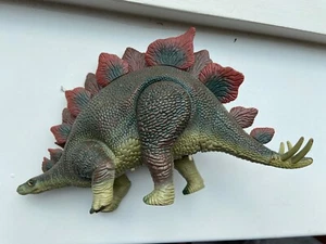 DINO RIDERS 1988 STEGOSAURUS figure + battery cover Tyco - Picture 1 of 6