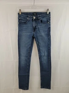 Girls Hudson Jeans Size 14 Navy Blue Slim Skinny Ankle Low Rise 28x28 - Picture 1 of 10