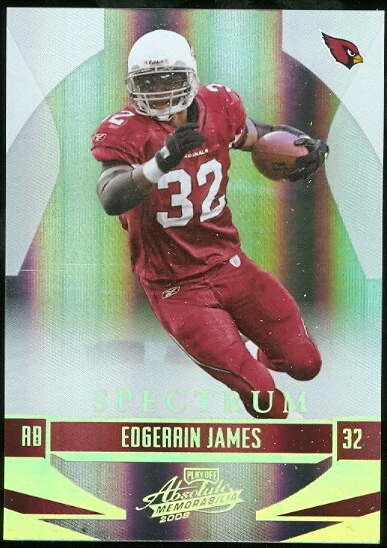 2008 Absolute Memorabilia Spectrum Gold #2 Edgerrin James /25 - NM-MT - Image 1 of 1