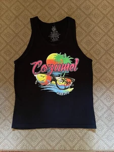 AMAZING! Cozumel, Mexico, Neon! Retro-Inspired! Wildly Colorful TankTop, Y Small - Picture 1 of 6