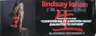 LINDSAY LOHAN 2005 a little more personal (raw) advance promo poster Flawless