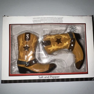 Western Cowboystiefel Salz- und Pfefferstreuer - hundert 80 Grad/NEU - Bild 1 von 2