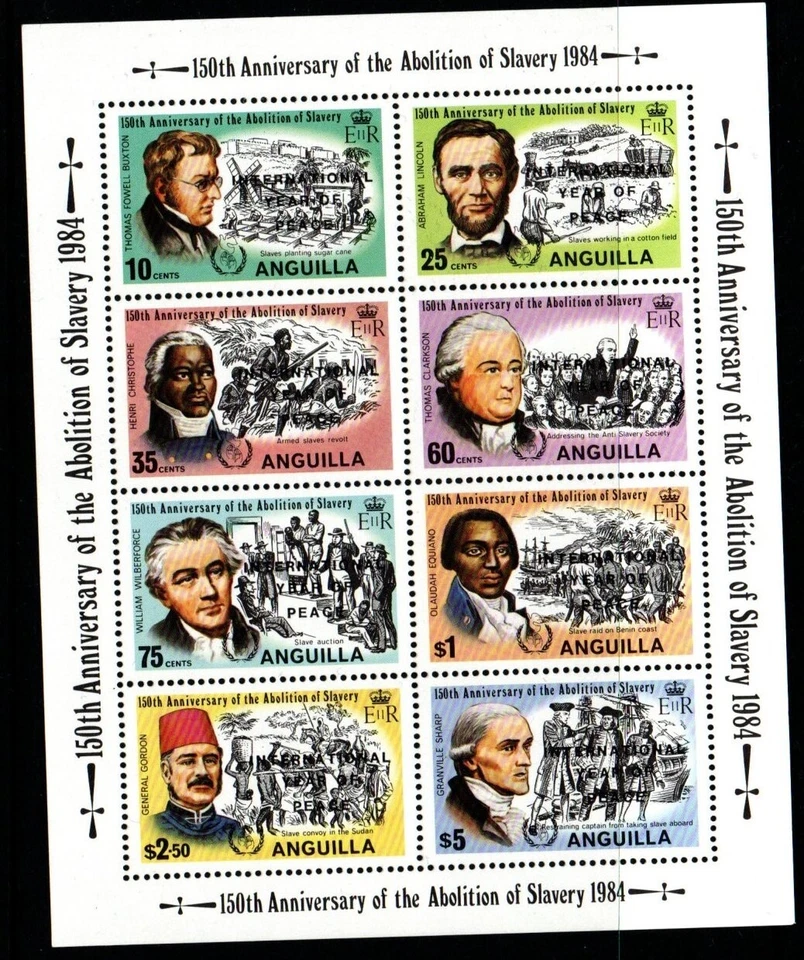 ANGUILLA SGMS733 1986 INTERNATIONAL PEACE YEAR MNH - Image 1 of 1