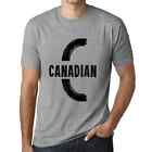 ULTRABASIC Homme Tee-Shirt Canadien Canadian T-Shirt Graphique Éco-Responsable